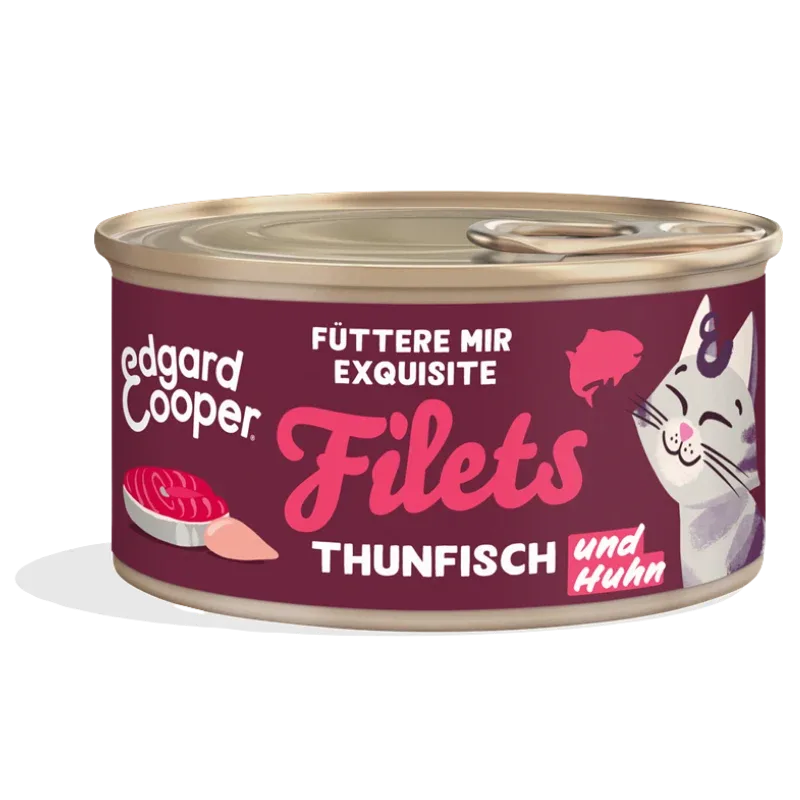 Edgard & Cooper Filets Frischer Thunfisch und Freilaufhuhn 70 g