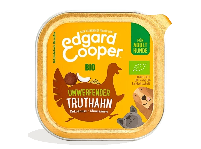 Edgard & Cooper Hund Bio-Truthahn + Bio-Kokosnuss