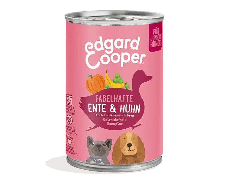 Edgard & Cooper Hund Ente & Huhn mit Banane