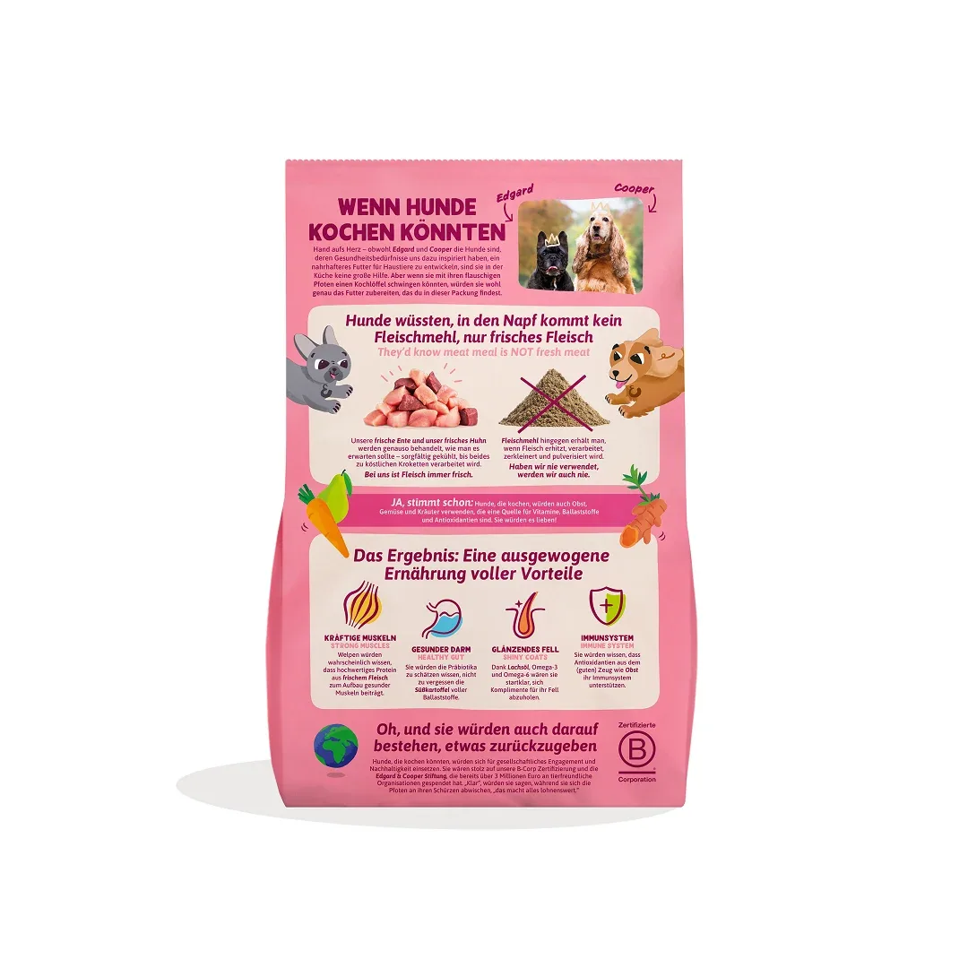 Edgard & Cooper Hund Frische Ente & Huhn M Junior - Image 2