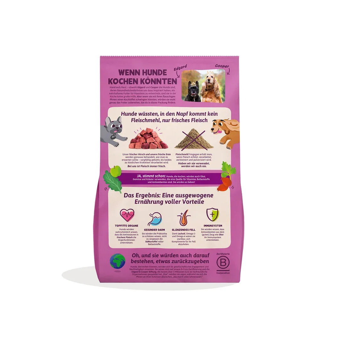 Edgard & Cooper Hund Frischer Hirsch & Ente L - Image 2