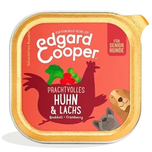 Edgard & Cooper Hund Huhn&Lachs mit Brokkoli Schale