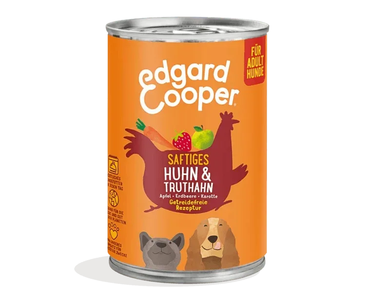 Edgard & Cooper Hund Huhn&Truthahn mit Apfel
