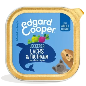 Edgard & Cooper Hund Lachs&Truthahn + Rote Beete Schale