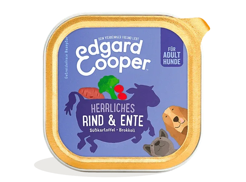 Edgard & Cooper Hund Rind&Ente mit Süßkartoffel Schale