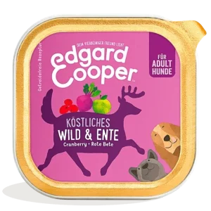 Edgard & Cooper Hund Wild&Ente mit Preiselbeere Schale