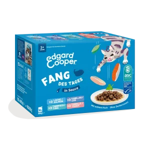 Edgard & Cooper Katze Multipack Pouch Stückchen i.S. Fisch