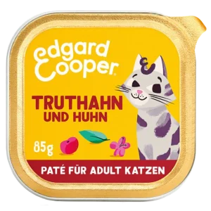 Edgard & Cooper Paté Adult Freilauftruthahn und Freilaufhuhn mit Cranberrys, Salbei und Baldrian 85g