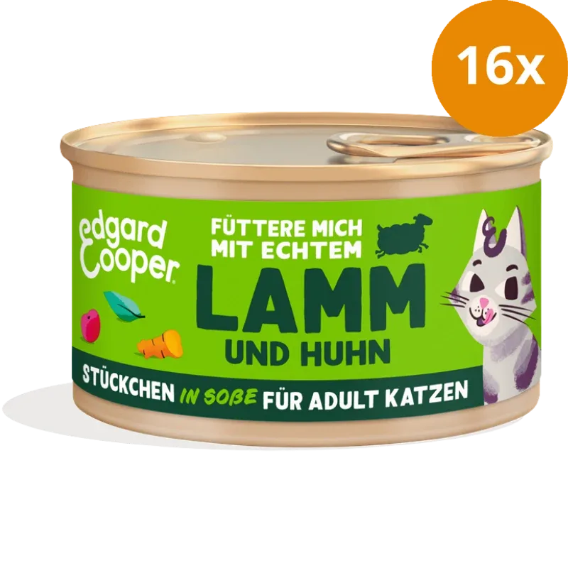 Edgard & Cooper Paté Adult Lamm und Freilaufhuhn mit Cranberrys, Salbei und Baldrian 85g - Image 2