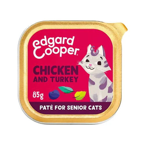 Edgard & Cooper Senioren-Katze – Huhn und Truthahn aus Freilandhaltung