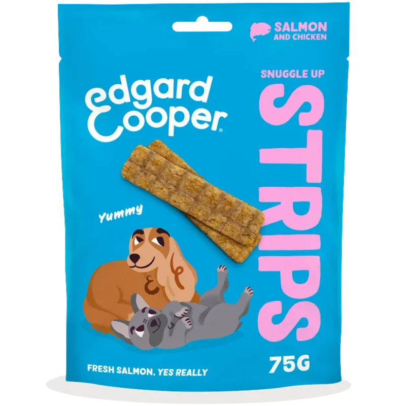 Edgard & Cooper Strips Lachs und Huhn 75 g