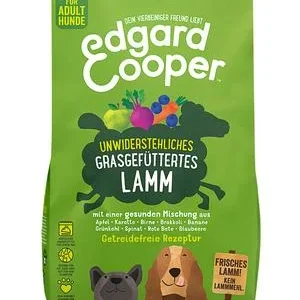 Edgard & Cooper Trockenfutter für Hunde, Unwiderstehliches Grasgefüttertes Lamm Adult