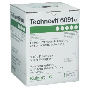 Effektives Schweißmesser Technovit »6091« 10x Klötze für Huf- & Klauenpflege · 1kg - HaustierPro