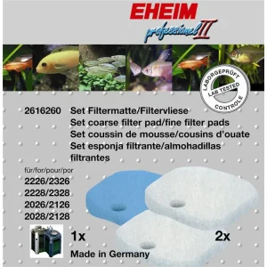 EHEIM Set Filtermatte & Filtervlies für Experience/Professionel 350