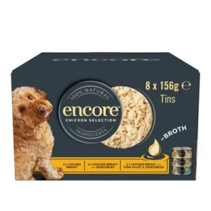 Sparpaket Encore Dose Mix in Brühe 32 x 156 g Hühnchen-Auswahl (3 Sorten)