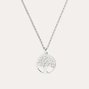 Ergonomisches Tree of Life Halskette Silber - HaustierPro