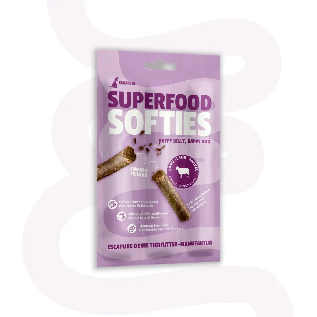 Escapure Superfood Soft Sticks Lamm