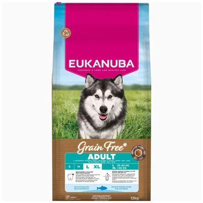 Eukanuba Grain Free Adult Large & Giant Breed Seefisch 12 kg