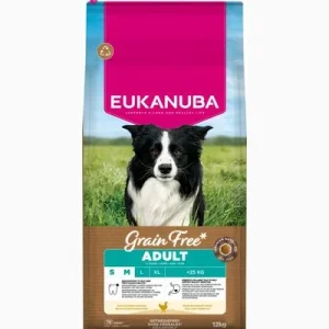 Eukanuba Grain Free Adult Small & Medium mit Huhn 12 kg