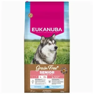 Eukanuba Grain Free Senior Large & Giant mit Seefisch 12 kg