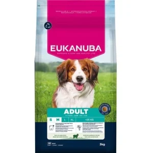 Eukanuba Premium Nutrition Adult Small & Medium Breed Lamm & Reis 3 kg
