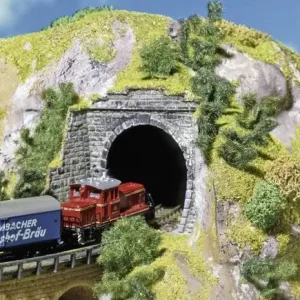 Faller 282934 Z Tunnel-Portal 1gleisig, 2gleisig mit Aufbauanleitung - HaustierPro