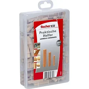 Faltbare Praktische Helfer Leimen/Verbinden, Box aus hochwertigem Kunststoff, ab 3 Stk, 160-teilig. - HaustierPro