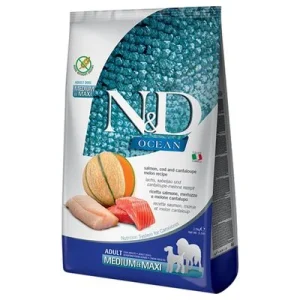 Farmina N&D Ocean Lachs, Kabeljau & Melone Medium & Maxi 12 kg