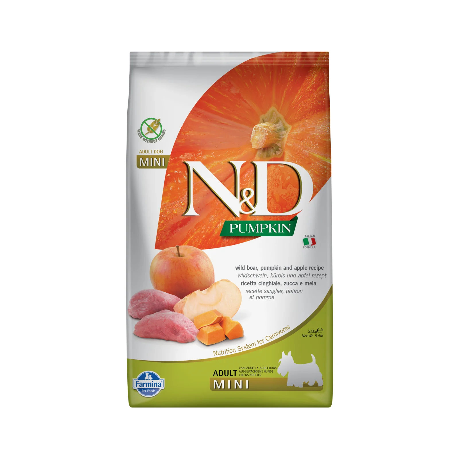 Farmina N&D Pumpkin Wildschwein und Apfel Adult Dog Mini