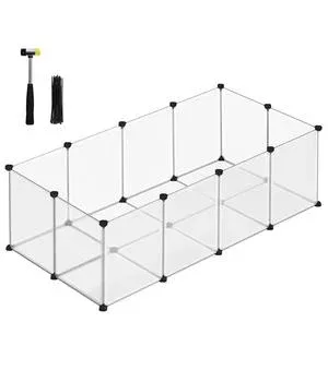 Feandrea Freigehege aus Kunststoff, ca. B143/H46/T73 cm