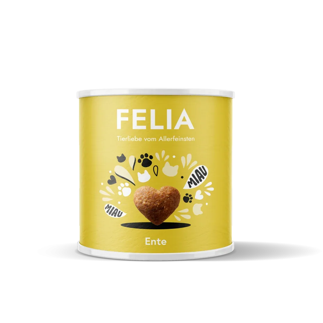 FELIA Snacks Ente – Ergänzungsfutter für Katzen jeden Alters