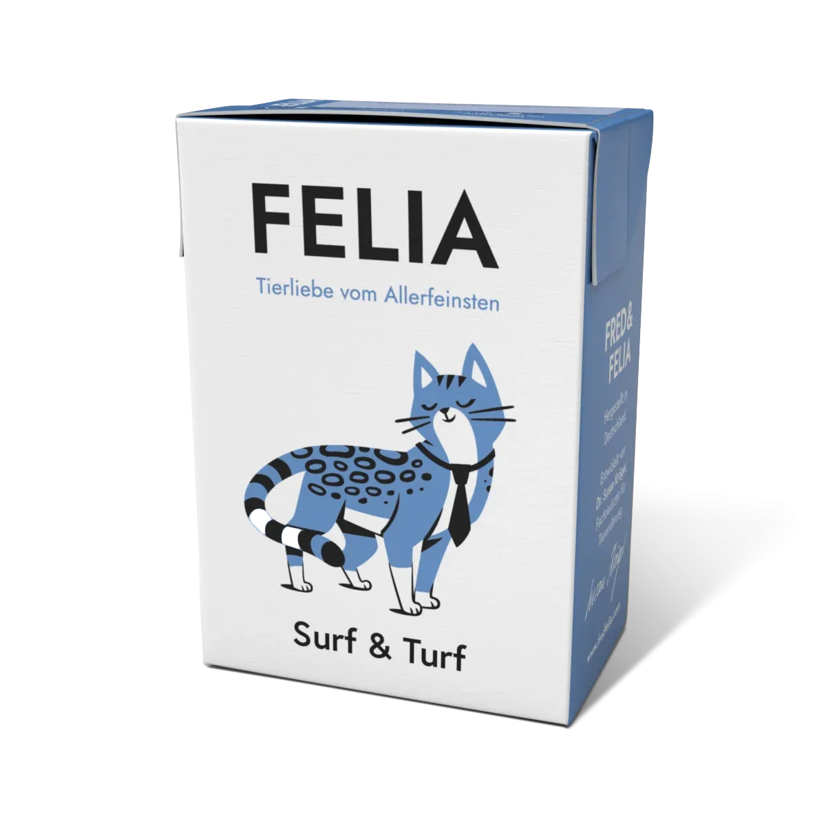 FELIA Surf & Turf Rind & Buntbarsch – Alleinfutter für ausgewachsene Katzen