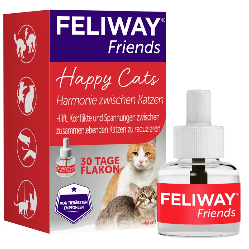 FELIWAY® Friends Nachfüllflakon – Für ein friedliches Miteinander Ihrer Katzen