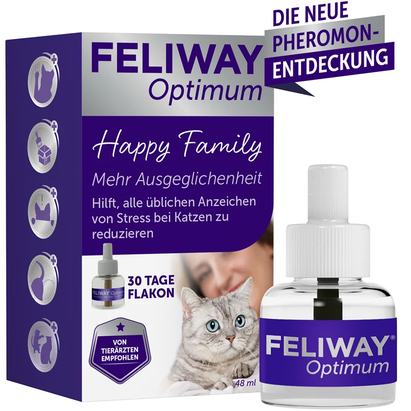 FELIWAY® Optimum Nachfüllflakon – Die nächste Generation der Katzenentspannung