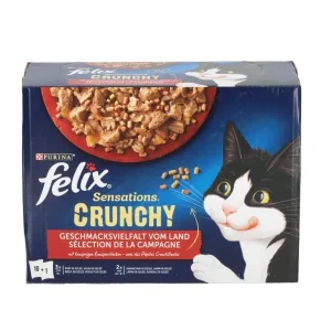 FELIX Sensations Crunchy Geschmacksvielfalt vom Land 850g | DAS FUTTERHAUS