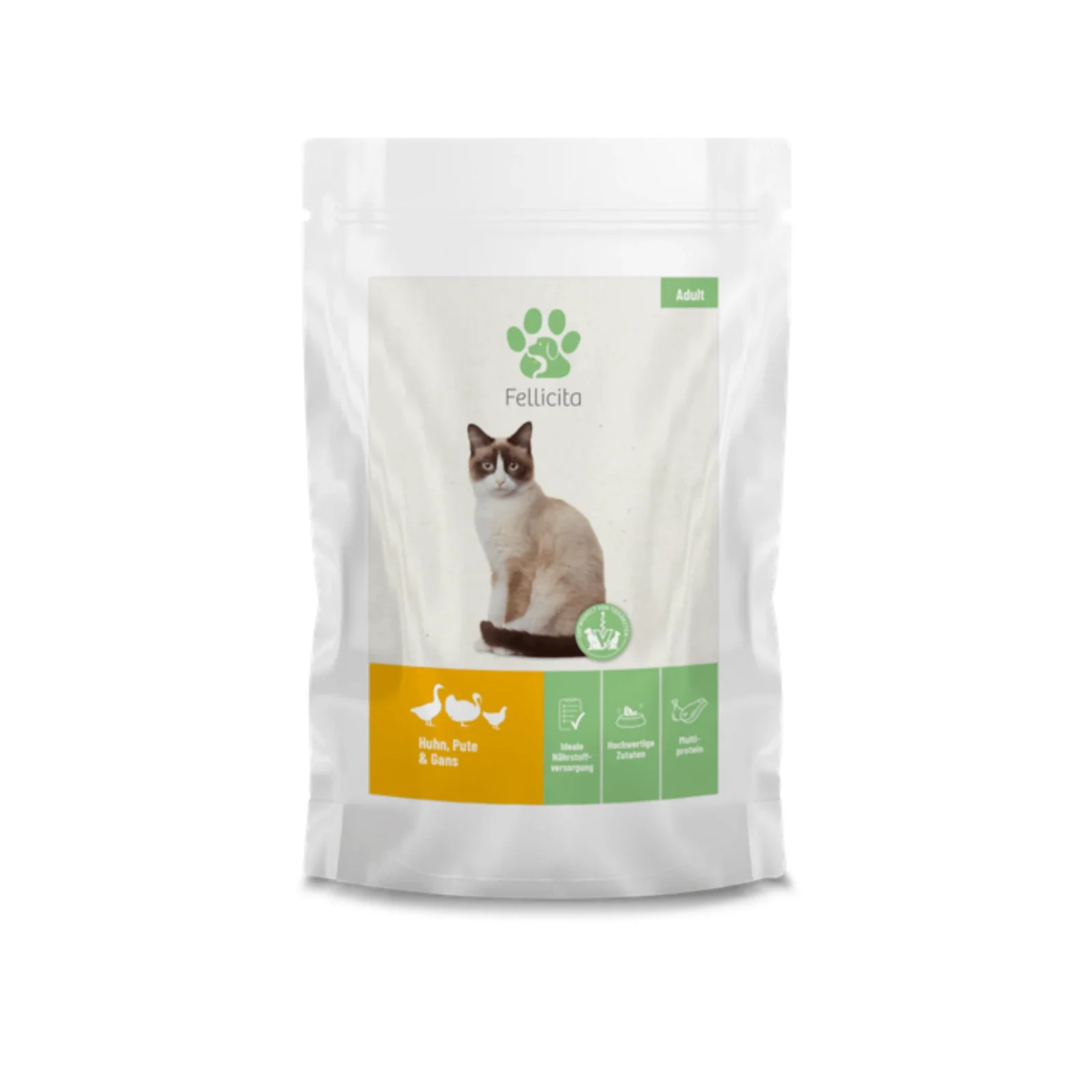Fellicita Huhn, Pute & Gans Frischebeutel für Katzen
