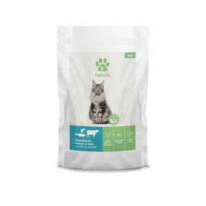 Fellicita Meeresfrüchte, Seelachs & Rind Frischebeutel für Katzen