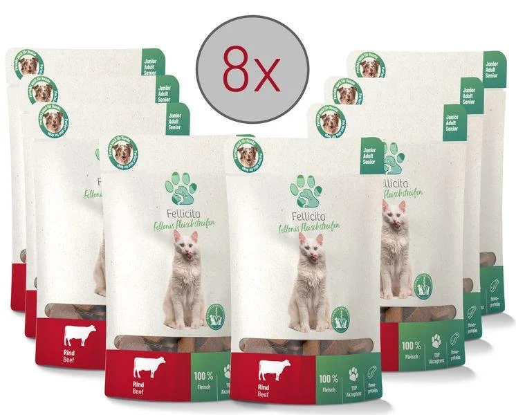 Fellicita Rind Fleischstreifen Katzensnacks