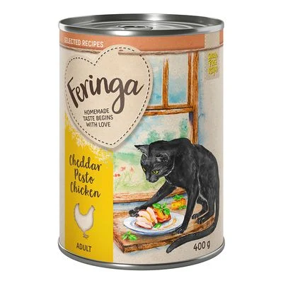 Feringa Selected Recipes 6 x 400 g Cheddar Pesto Hühnchen
