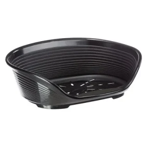 Ferplast Korb Siesta Deluxe schwarz Größe 4: L 61,5 x B 45 x H 21,5 cm