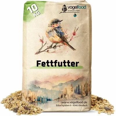 Fetffutter für Wildvögel Streufutter Futtermischung Vogelfood 10 kg Fetffutter für Wildvögel Streufutter Futtermischung Vogelfood