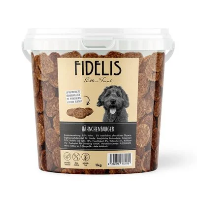FIDELIS Hähnchenburger (1kg-Eimer) 1 Stück