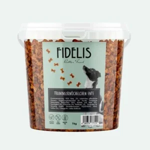 FIDELIS Trainingsknöchelchen Ente (1kg-Eimer) 1 Stück