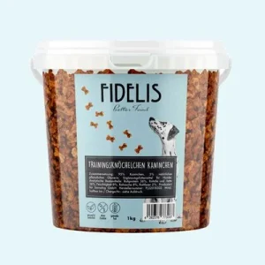 FIDELIS Trainingsknöchelchen Kaninchen (1kg-Eimer) 1 Stück