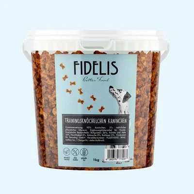 FIDELIS Trainingsknöchelchen Kaninchen (1kg-Eimer) 1 Stück