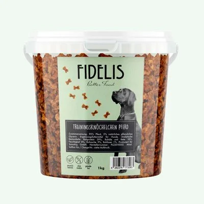 FIDELIS Trainingsknöchelchen Pferd (1kg-Eimer) 1 Stück