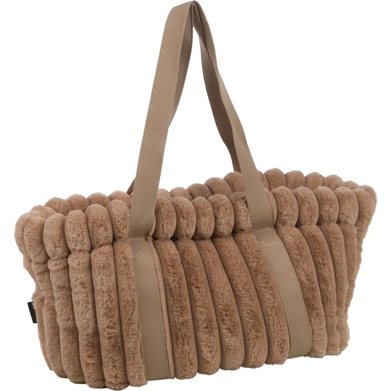 Flamingo Hunde Tragetasche Lynelle in beige