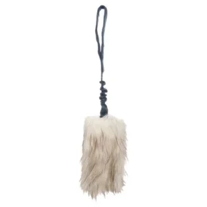 Flamingo Hundespielzeug Fauxtra Bungee langer Plüsch weiß Maße: 55 x 12 x 4 cm