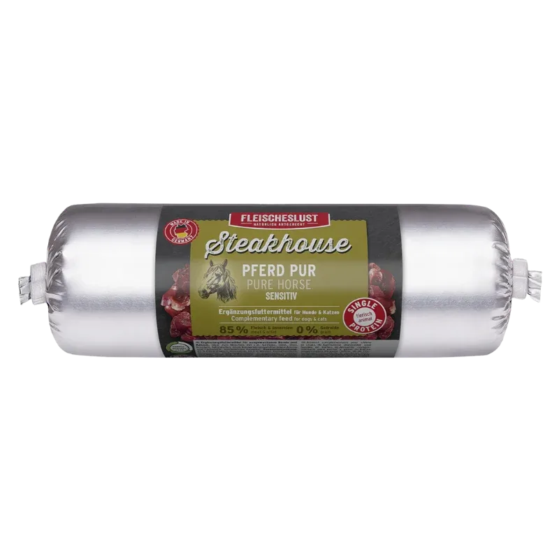 Fleischeslust Steakhouse Pferd pur 500 g