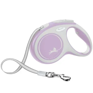 FLEXI Rollleine New COMFORT Gurt - 3m, bis 12kg Rosa